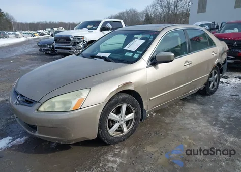 2004 Honda Accord 2.4 Ex z USA, uszkodzony, nr VIN 1HGCM56674A119255